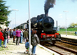 Treno a vapore a San Piero a Sieve
